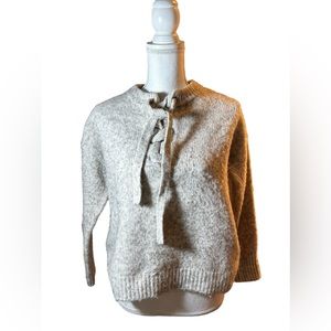 Cliche Cream Wool Knit Sweater